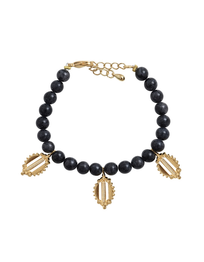 DONATELLO onyx pendants bracelet